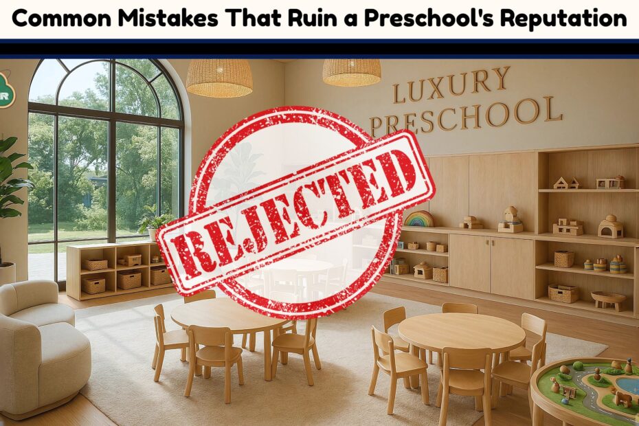 Common Mistakes That Ruin a Preschool's Reputation