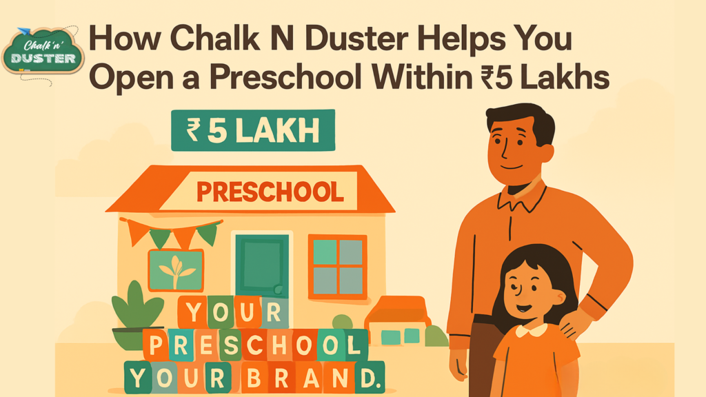 How Chalk N Duster Helps You Open a Preschool Within ₹5 Lakhs