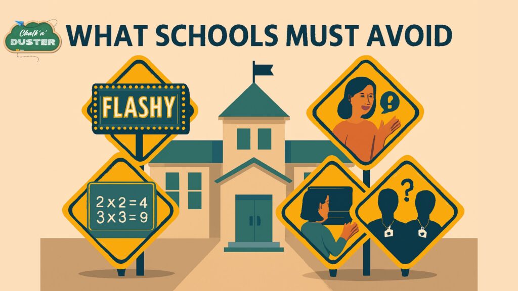 What Schools Must Avoid